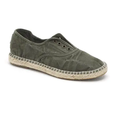 Khaki ekologické espadrilové tenisky Natural World