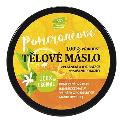 Vivaco Viivaco 100% Tělové máslo s bio pomerančovým olejem 150 ml