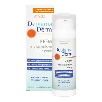 Vivaco Krém na pigmentové skvrny DepigmaDerm VIVAPHARM 50 ml