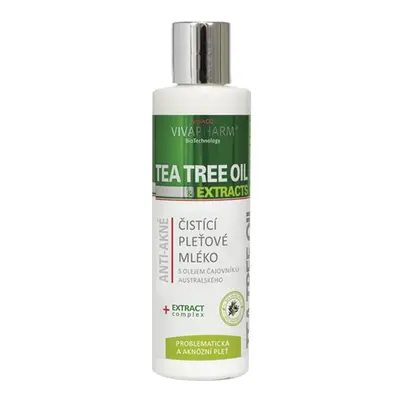 Vivaco Herb extrakt Odličovací mléko s Tea Tree Oil HERB EXTRACT 200 ml