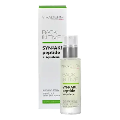 Vivaco Vivaderm Zpevňující sérum SYN-AKE peptide + squalene BACK IN TIME 30 ml