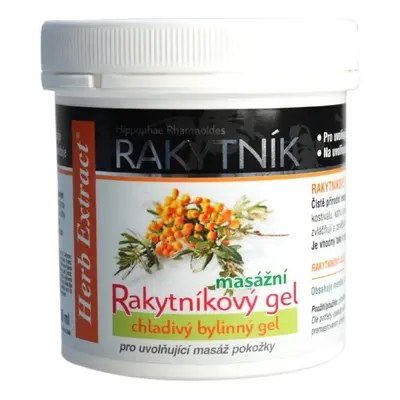 Vivaco Herb extrakt Masážní gel s rakytníkovým olejem HERB EXTRACT 250 ml