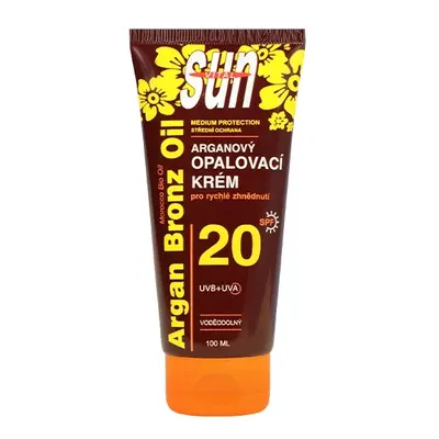 Vivaco Opalovací krém s BIO arganovým olejem SPF 20 SUN VITAL 100 ml