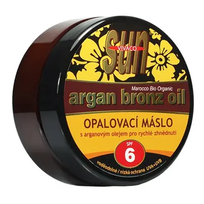 Vivaco Opalovací máslo s BIO arganovým olejem SPF 6 SUN VITAL 200 ml