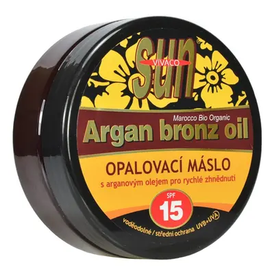 Vivaco Opalovací máslo s BIO arganovým olejem SPF 15 SUN VITAL 200ml