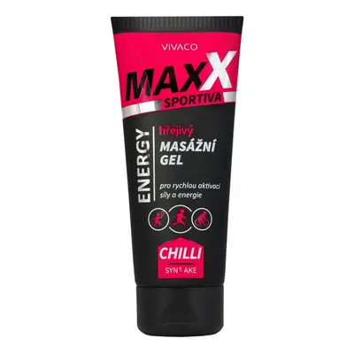 Vivaco Masážní gel hřejivý Maxx Sportiva ENERGY 200 ml