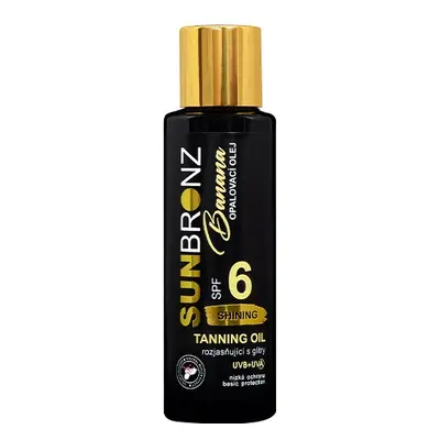 Vivaco Opalovací olej s třpytivým efektem SPF 6 Banana SUNBRONZ 100 ml