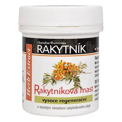 Vivaco Herb extrakt Bylinná mast s rakytníkovým olejem HERB EXTRACT 125 ml