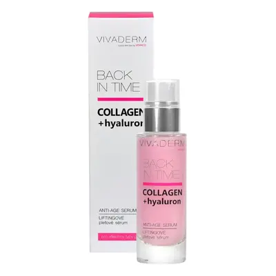 Vivaco Vivaderm Liftingové sérum COLLAGEN + hyaluron BACK IN TIME 30 ml