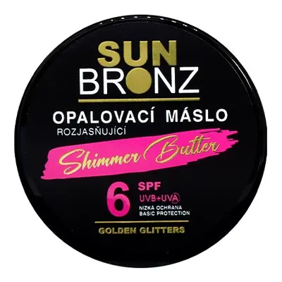 Vivaco Opalovací máslo s třpytivým efektem SPF 6 SUNBRONZ 100 ml