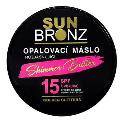 Vivaco Opalovací máslo s třpytivým efektem SPF 15 SUNBRONZ 100 ml