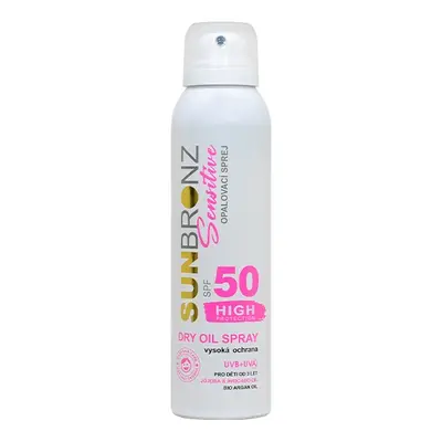 Vivaco Suchý opalovací olej Sensitive SPF 50 SUNBRONZ 90 ml