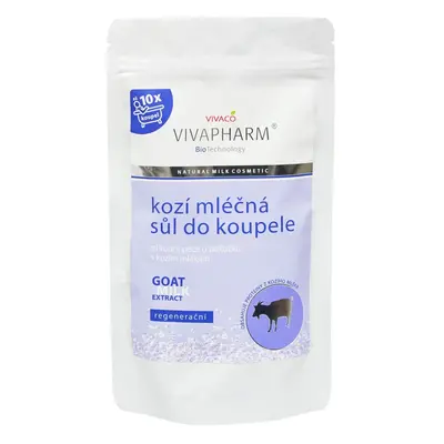 Vivaco Sůl do koupele s kozím mlékem VIVAPHARM 300 g