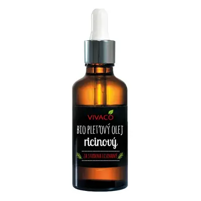 Vivaco BIO Pleťový ricinový olej s pipetou 50 ml