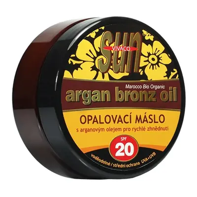 Vivaco Opalovací máslo s BIO arganovým olejem SPF 20 SUN VITAL 200 ml