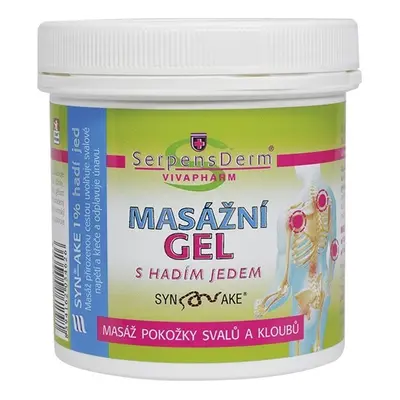 Vivaco Masážní gel s hadím jedem SERPENSDERM 250 ml