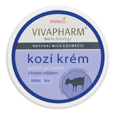 Vivaco Krém na obličej a tělo s kozím mlékem VIVAPHARM 250 ml