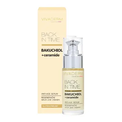 Vivaco Vivaderm Anti-age sérum BAKUCHIOL + ceramide BACK IN TIME 30 ml