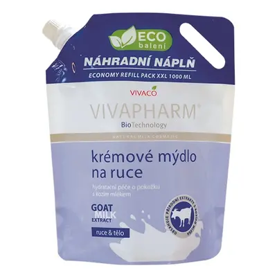 Vivaco Mýdlo na ruce s kozím mlékem ECO BALENÍ 1 litr VIVAPHARM 1 litr