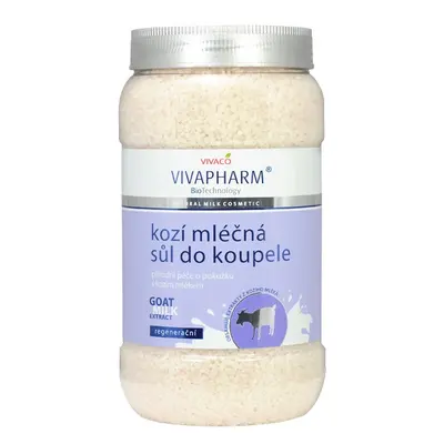 Vivaco Sůl do koupele s kozím mlékem VIVAPHARM 1200 g