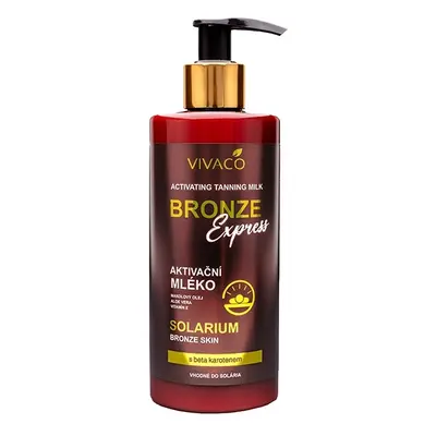 Vivaco Bronze Express Solarium aktivační mléko do solária 300 ml