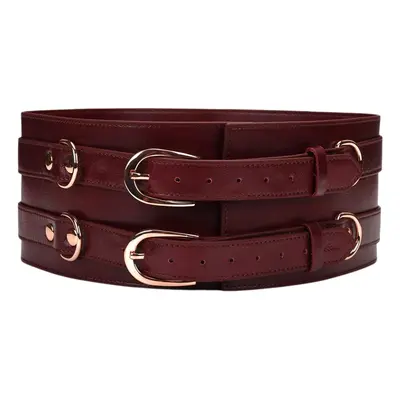 Postroj Liebe Seele Wine Red Waist Cuff vínový L