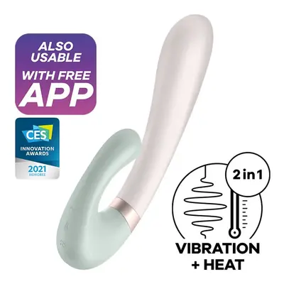 Vibrátor SATISFYER HEAT WAVE mátový