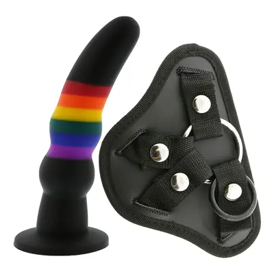 Dream Toys Colourful Love Strap On Solid