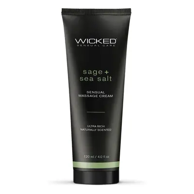 Masážní krém WICKED Sage + Sea Salt Scented 120 ml