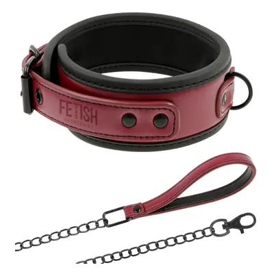 Obojek FETISH SUBMISSIVE Dark Room Collar with Leash