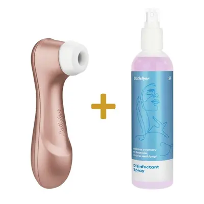 Set SATISFYER PRO 2 + WOMEN DISINFECTANT SPRAY 300 ml