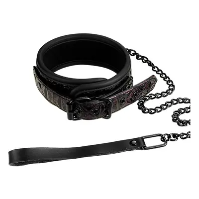 Obojek s vodítkem Dream Toys BLAZE COLLAR AND LEASH fialový