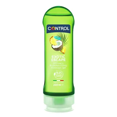 Masážní gel CONTROL 2v1 MASSAGE & PLEASURE EXOTIC 200 ml