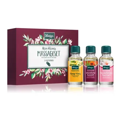 Kneipp masážní olej Mandlové květy 20 ml + masážní olej Divoká růže 20 ml + masážní olej Ylang-y