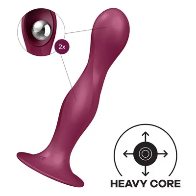 Dildo SATISFYER Double Ball-R červené