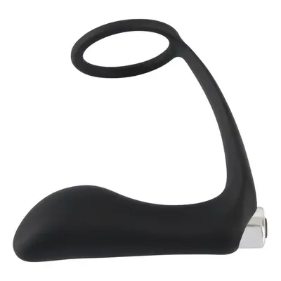 Black Velvets Vibrating ring a plug