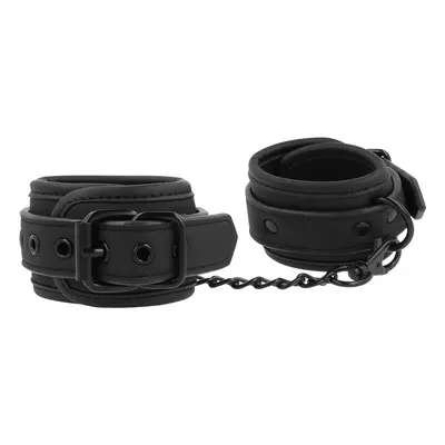 Pouta na ruce FETISH SUBMISSIVE HANDCUFFS VEGAN LEATHER