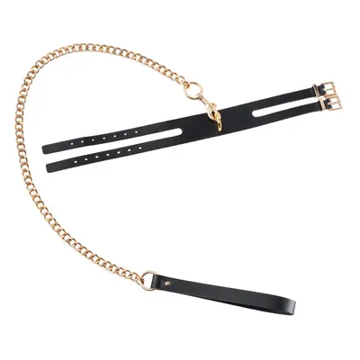 Obojek s vodítkem GP PREMIUM COLLAR LEASH SET black