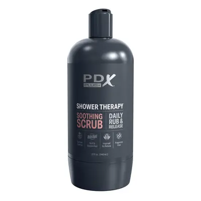 Masturbátor Pipedream PDX Plus Shower Therapy Soothing Scrub hnědý