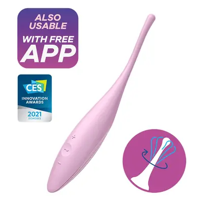 Vibrátor SATISFYER TWIRLING JOY růžový