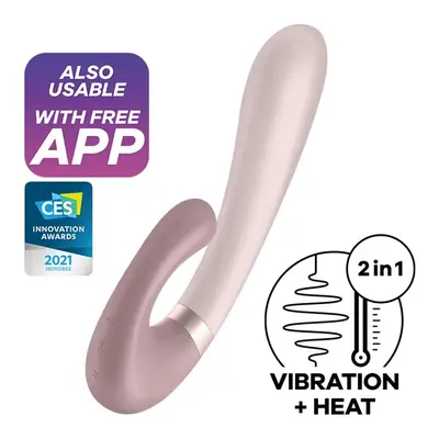 Vibrátor SATISFYER HEAT WAVE fialový