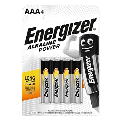 Baterie Energizer Alkaline power AAA 4 ks