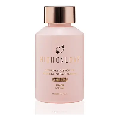 Olej masážní HIGH ON LOVE Sensual CBD Sugar 100 ml