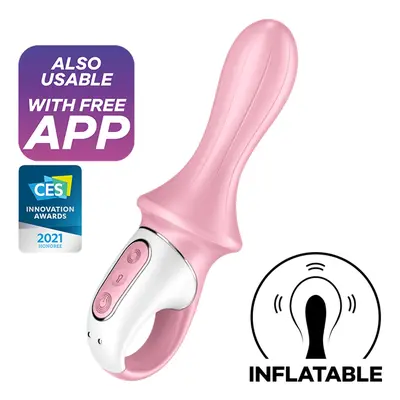 Vibrátor SATISFYER AIR PUMP BOOTY 5+ růžový