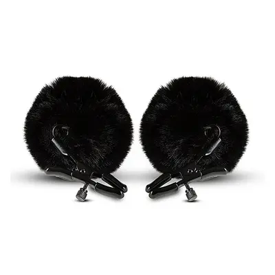 Skřipce na bradavky Blush NOIR POM ADJUSTABLE NIPPLE CLAMPS black