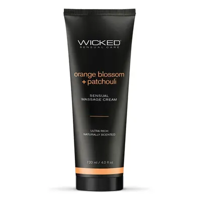 Masážní krém WICKED Orange Blossom + Patchouli Scented 120 ml