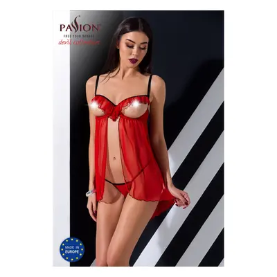 Košilka PASSION CHERRY CHEMISE red L-XL