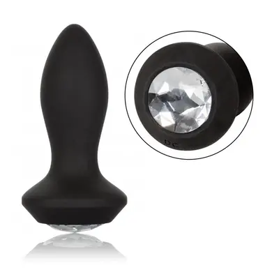 Kolík anální Calexotics Vibrating Petite Crystal Probe black