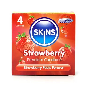 Kondom Skins Strawberry 4 ks