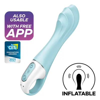 Vibrátor SATISFYER AIR PUMP VIBRATOR 5+ modrý